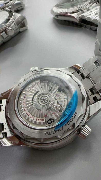 omega seamaster diver 300m сребро/бяло