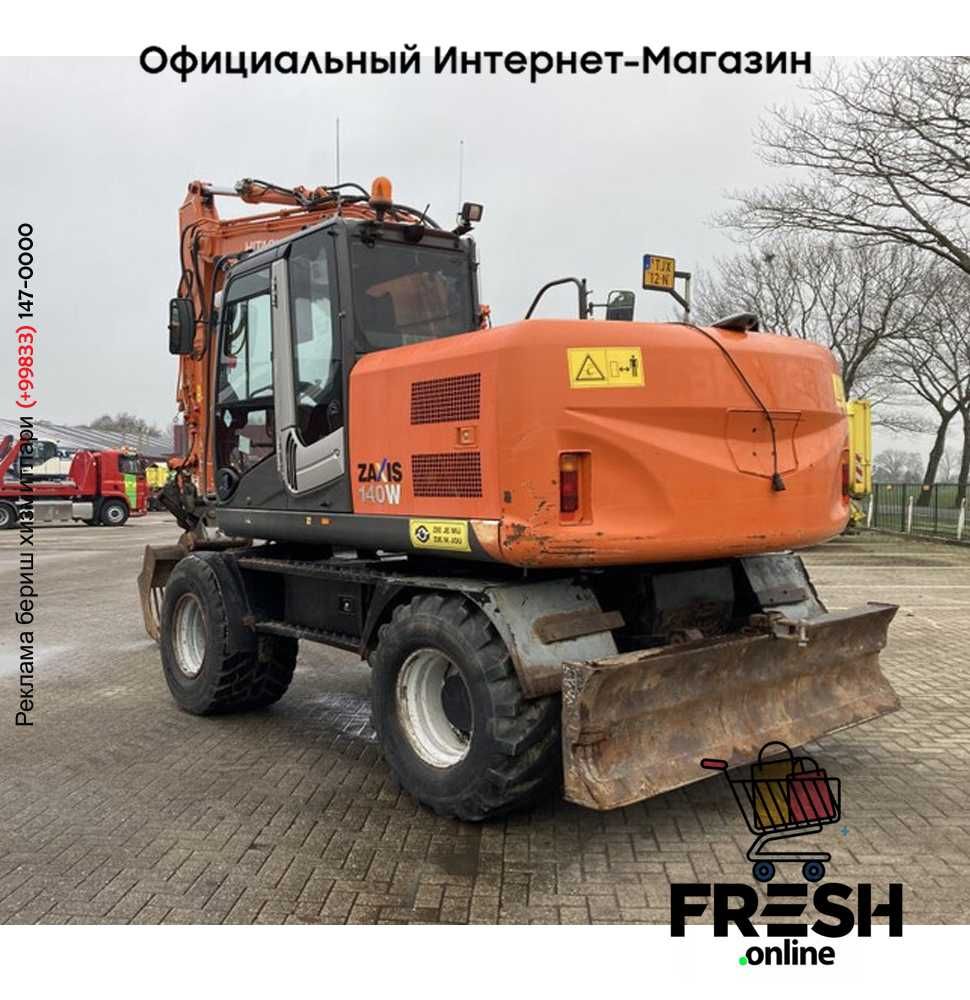 Колёсный экскаватор Hitachi ZX140W-3