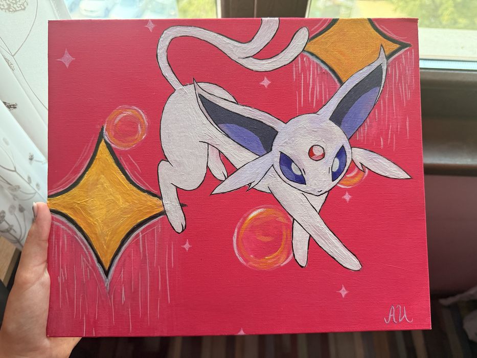 Fanart на pokemon Espeon