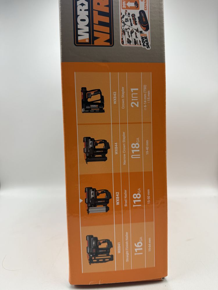 Pistol capsator cuie si capse WORX WX842.9 Nitro 20V Sigilat VIII