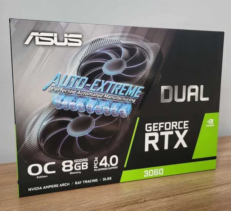 Placa Video ASUS GeForce RTX 3060 DualOC 8GB noua Sigilata