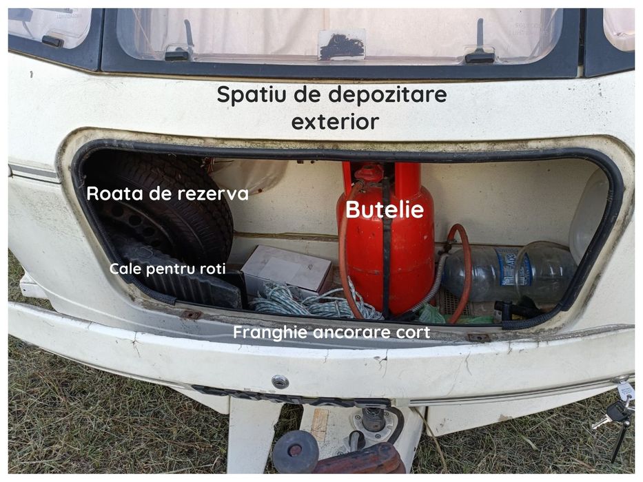 Rulotă Clubman 6 locuri, baie completă + cort, încălzire duală