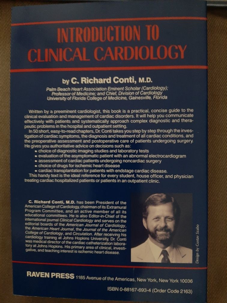 Introduction to Clinical Cardiology" by C. Richard Conti , M.D.