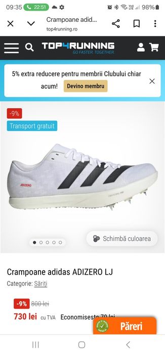 Adidasi de alergare 47si 48