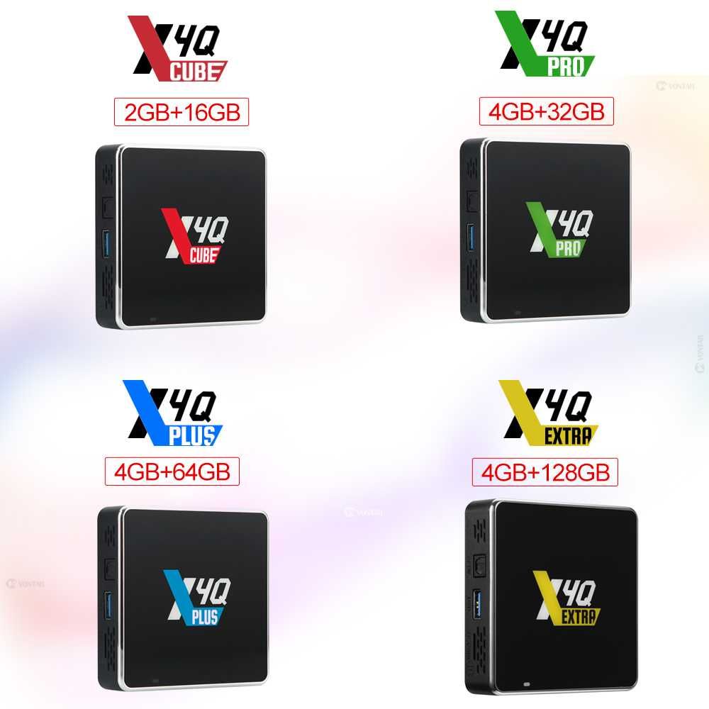 Ugoos X4Q Pro / Plus / Extra Android 11 S905X4 ТВ БОКС 4GB 128GB AV1