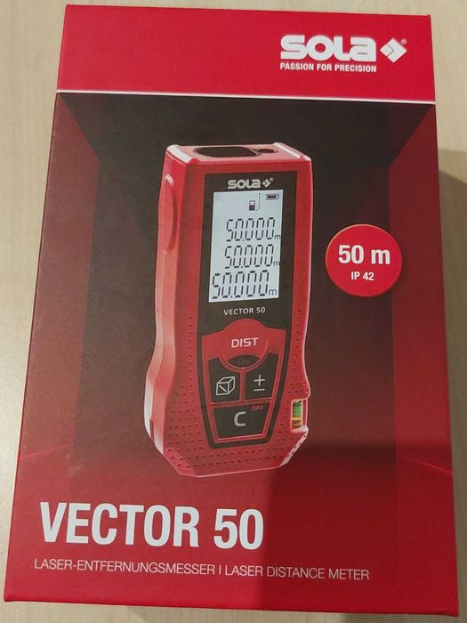 Telemetru cu laser Sola VECTOR 50, 0.15-50m