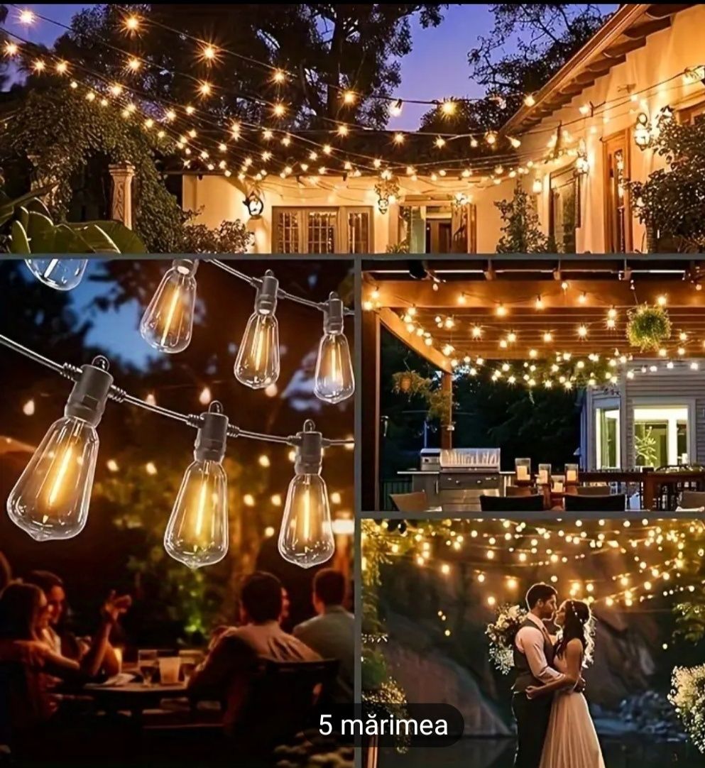 Vând ghirlandă pentru exterior 30 metri