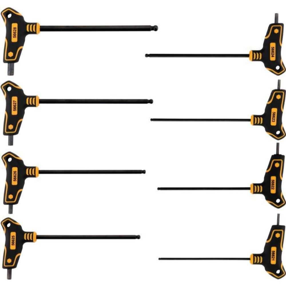 Комплект Т-образни шестограмни отвертки VOREL 56629