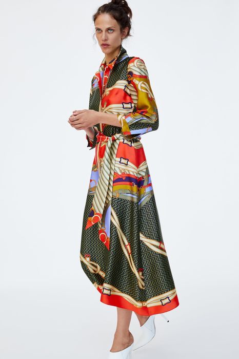 Рокля тип риза Zara XS