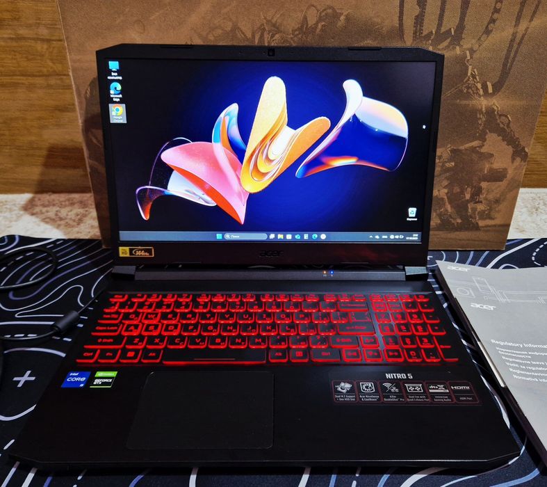Aser Nitro 5 ssd512,ozu16gb, 6 ядерный!