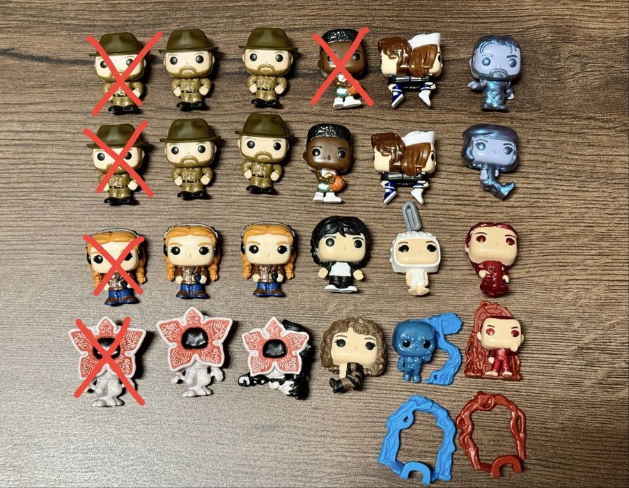 Stranger Things Kinder Joy фигурки