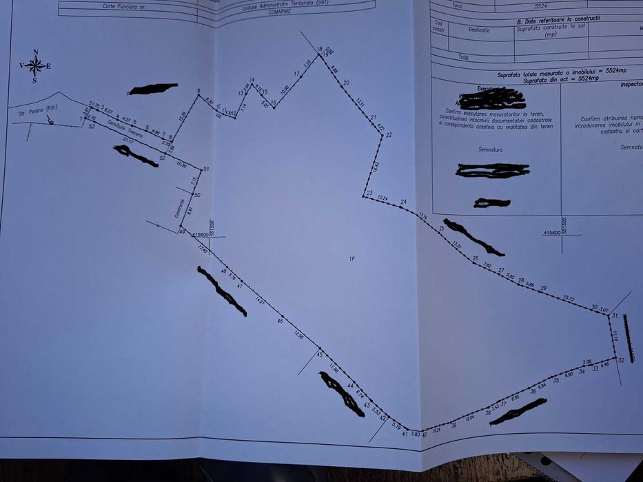Proprietar, vand 5524 mp teren intravilan Comarnic, cartier Poiana