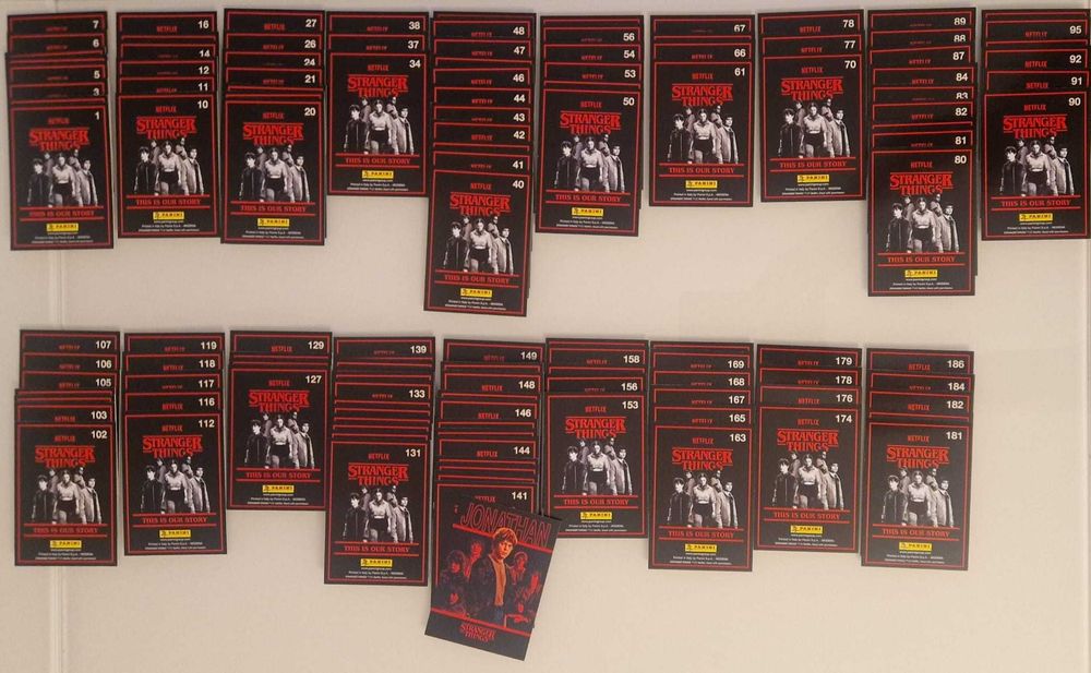 Cartonase Stranger Things 2025 - DOAR Cluj Napoca