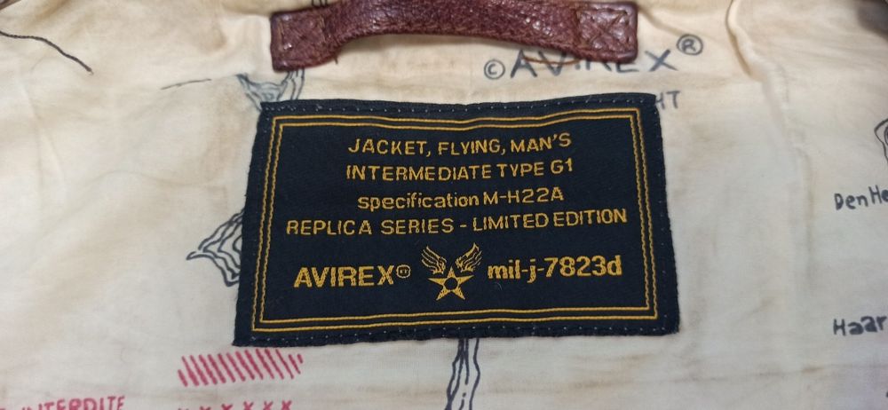 Geaca din piele Avirex