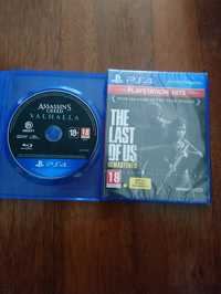 The Last of US sigilat, Assassins Creed Valhalla PlayStation 4 PS4