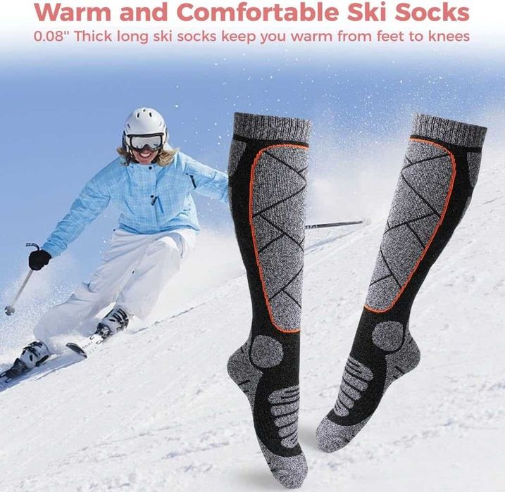 set de mănuși impermeabile și șosete de schi