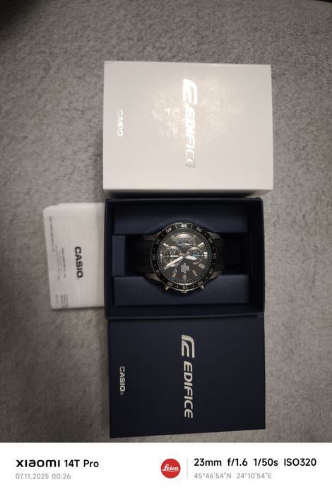 Vând ceas Casio Edifice,nou- nouț,cu garanție!