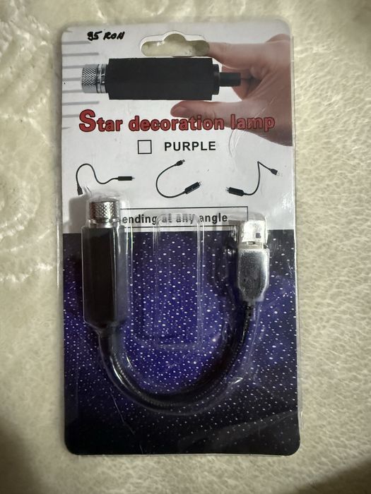 Proiector Laser LED Plafon Stelar Auto USB Nou