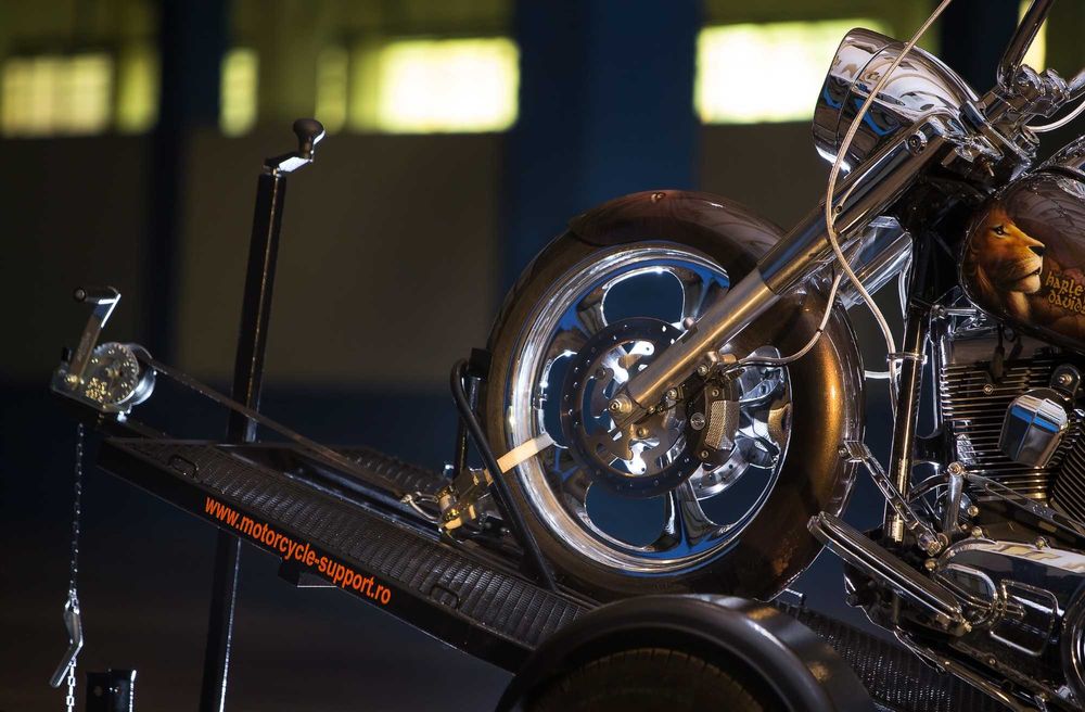 Remorca pentru transport Motocicleta sau ATV - fara sistem de franare
