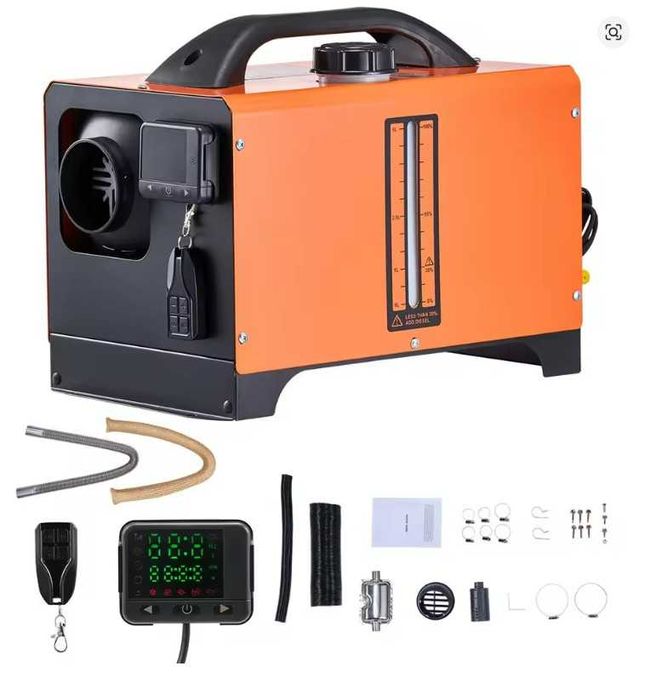 Incalzitor diesel VEVOR 8kW DC12V cu telecomanda,anunt vocal.