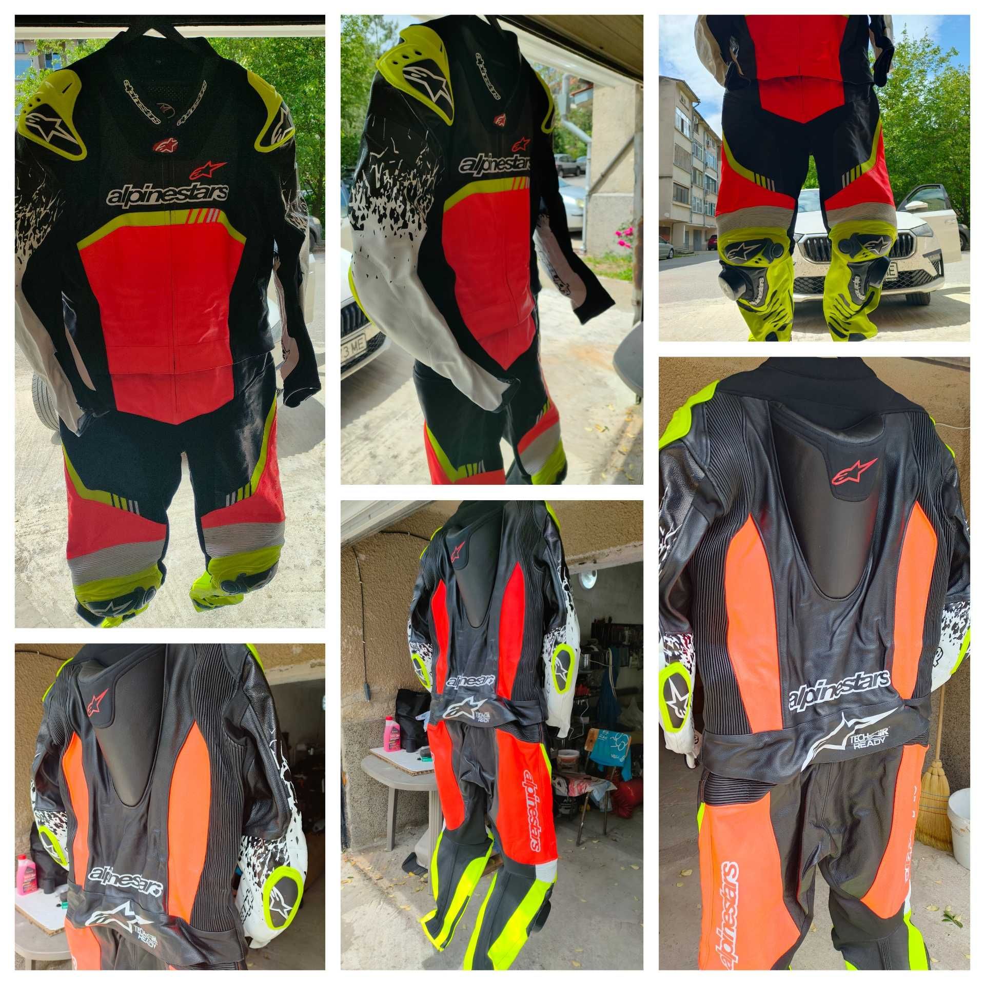 Кожен екип Alpinestar, Dainese, Berik, Revit цял и 2 части *чисто нов*