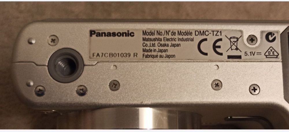 Panasonic DMC TZ1 - aparat de colectie - fotografiat / cameră foto