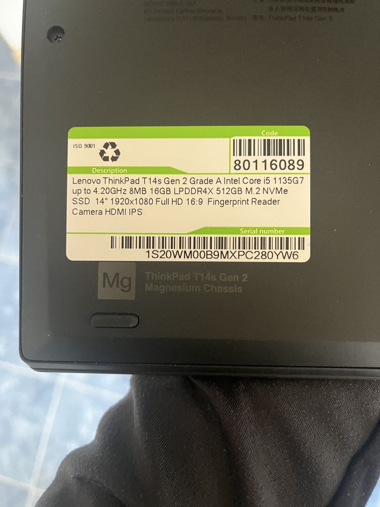 Лаптоп Lenovo ThinkPad T14s Gen2
