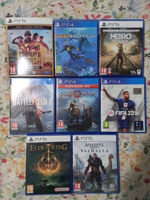 Игры на Ps4 и Ps5