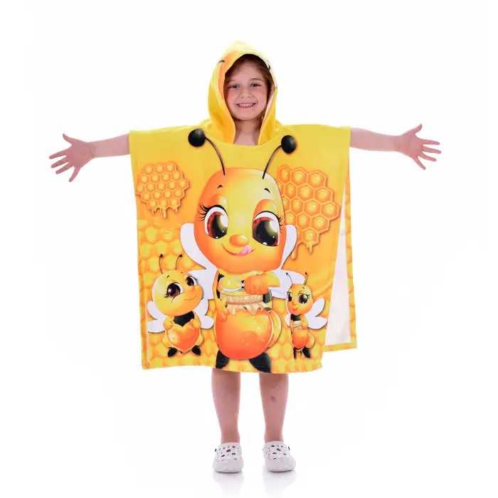 Детски хавлии за плаж и баня със забавни щампи 5 варианта