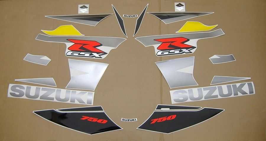 Стикери Сузуки 750 GSXR 2004г.-2005г. Suzuki GSX-R лепенки к4 к5 k4 k5
