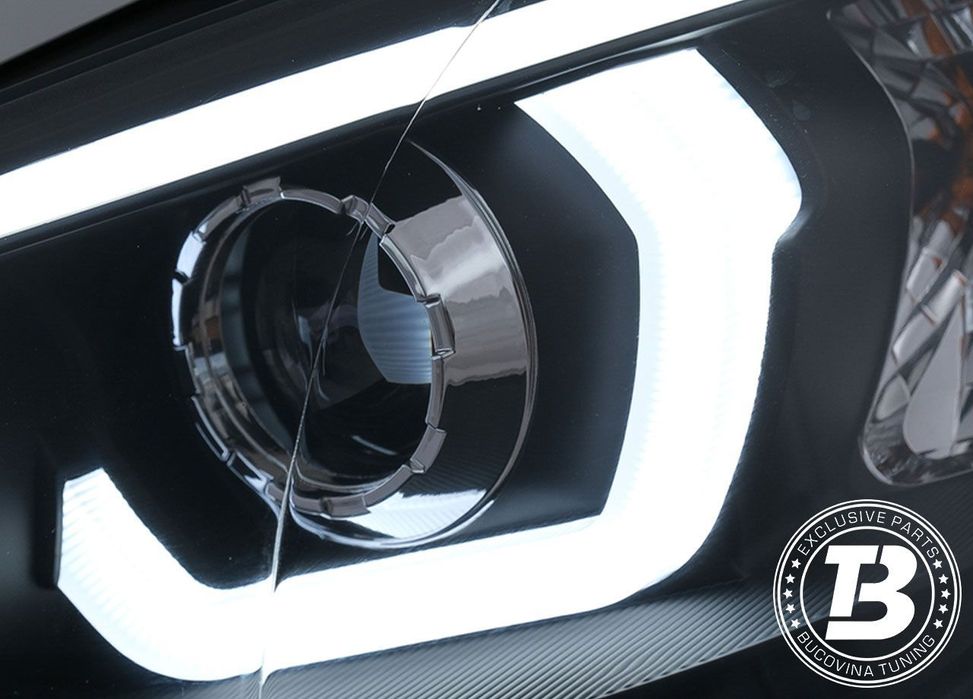 Faruri LED Angel Eyes DRL compatibile cu BMW X5 E70
