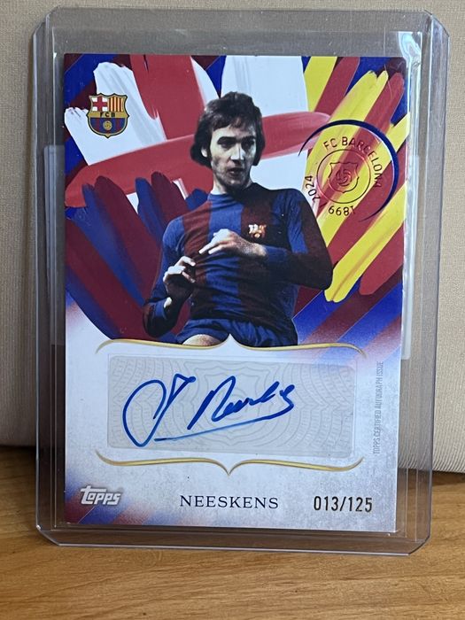 Topps номерирани карти с автограф