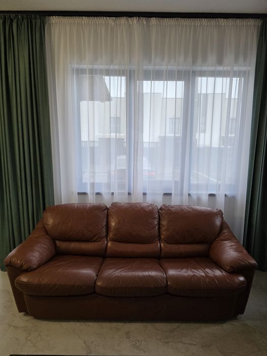 Canapea si fotolii piele naturală