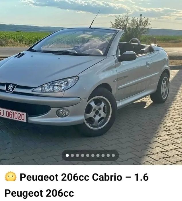 Vand Peugeot 206 cc