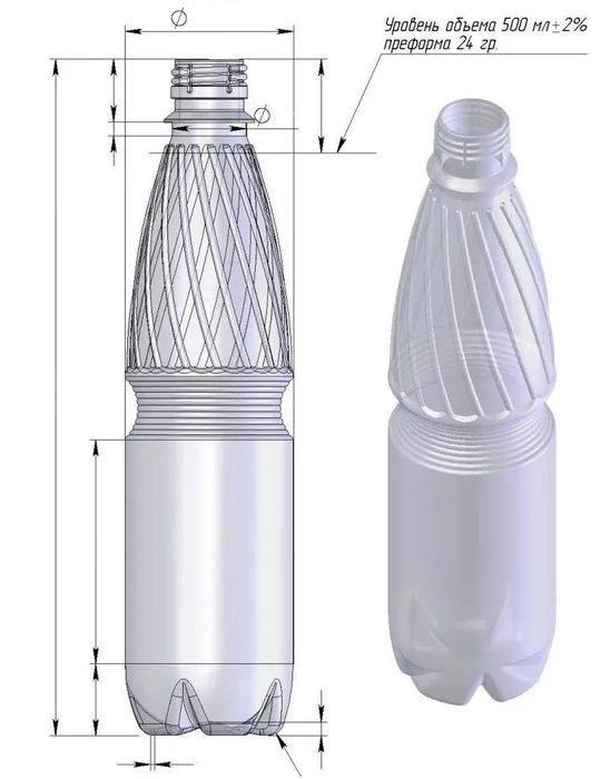 Изготовление формы для баклашки Baklashka uchun forma ishlab chiqarish