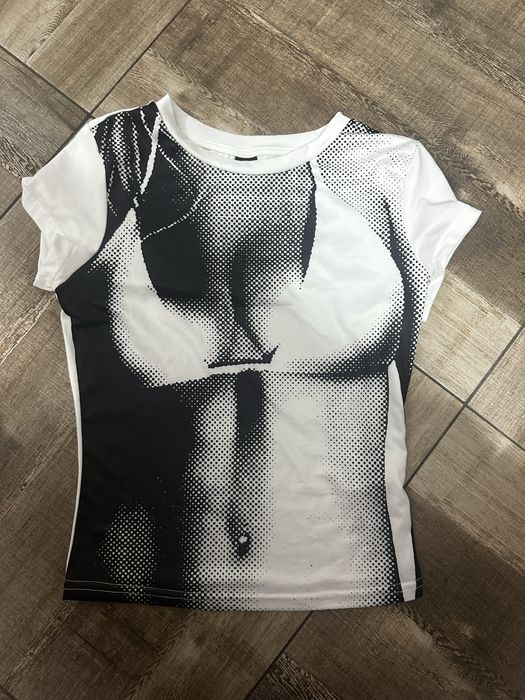 Блуза с къс ръкав