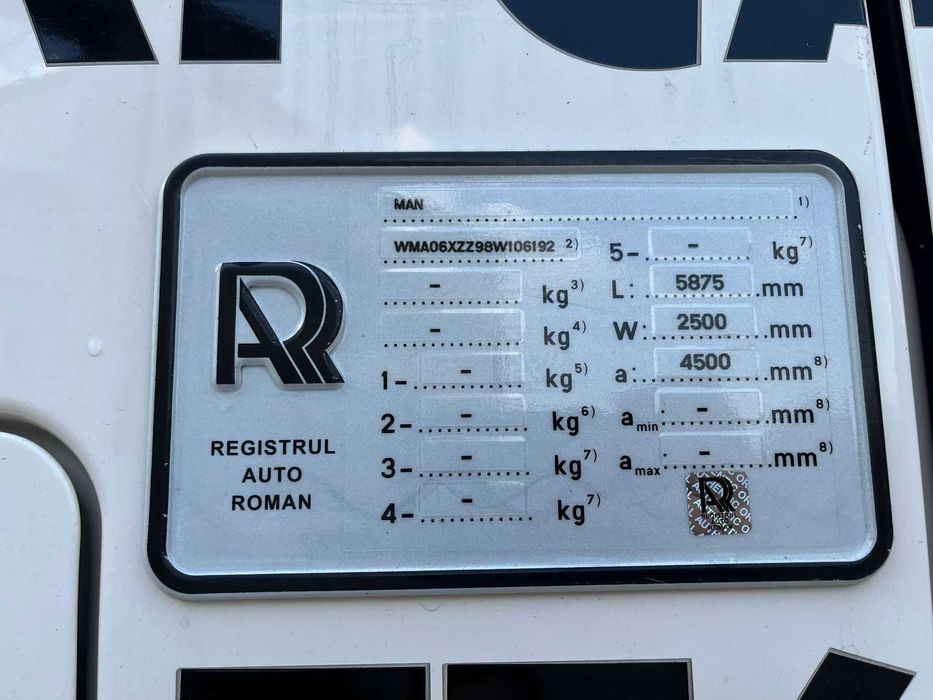 Vand Man tgx 440 automata 2008 / Remorca Meiller 2010