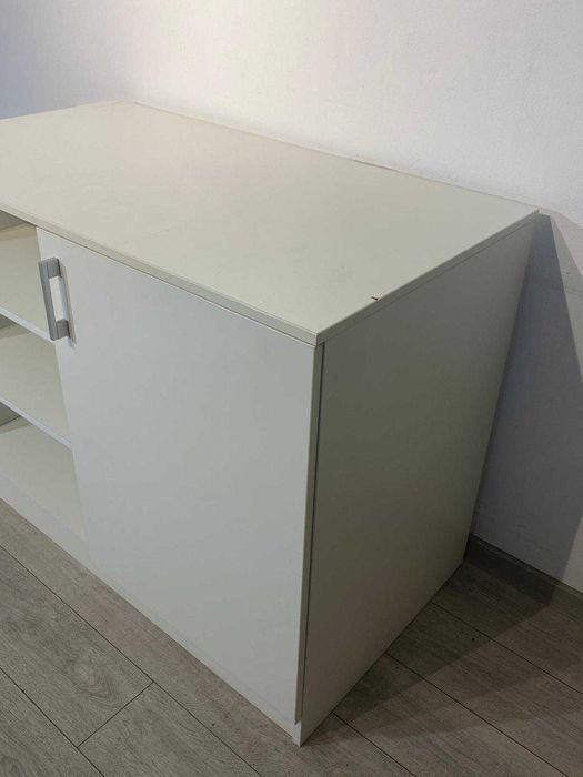 Comodă; Dulap Birou cu Rafturi și Ușă