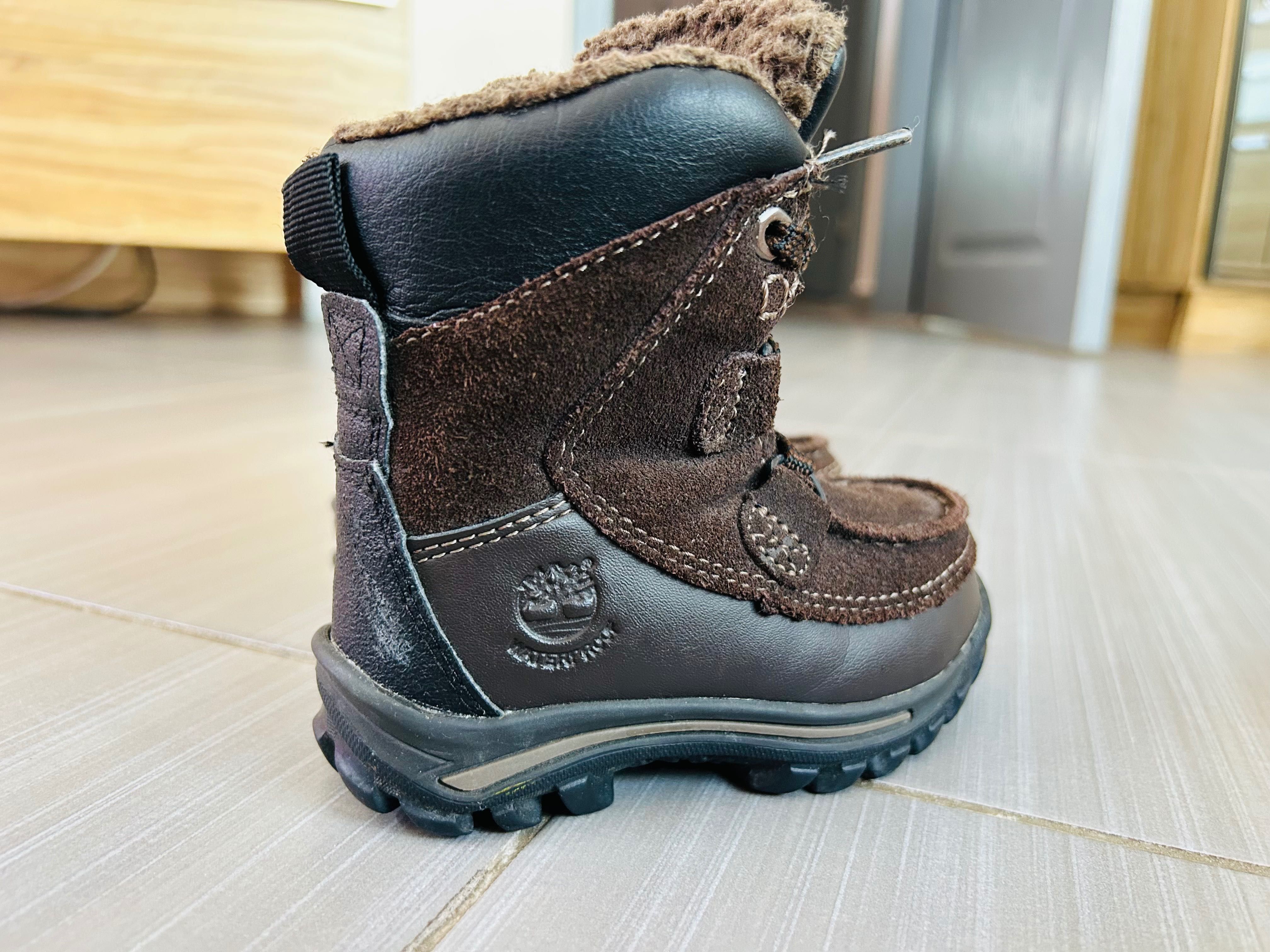 Timberland ОРИГИНАЛНИ Бебешки зимни кожени боти