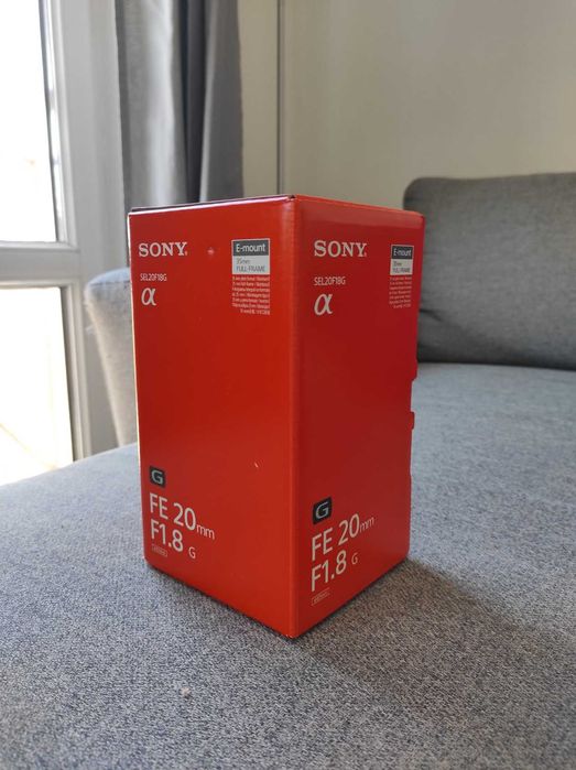Продава се чисто нов обектив Sony 20mm f/1.8 G