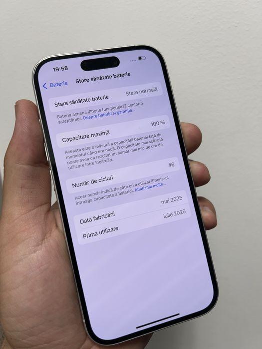 Iphone 16 128GB 5 cicluri 100%