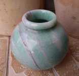 Vas asiatic Feng Shui pentru echilibru |Jad sculptat| piesa veche