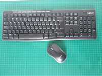 Vand kit tastatura/mouse Logitech, wireless, K270 - M185, negru