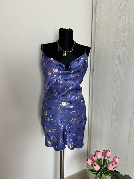 Rochie satin Zara, marimea M
