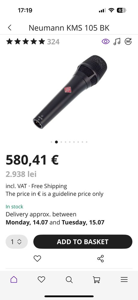 Microfon Neumann KMS105