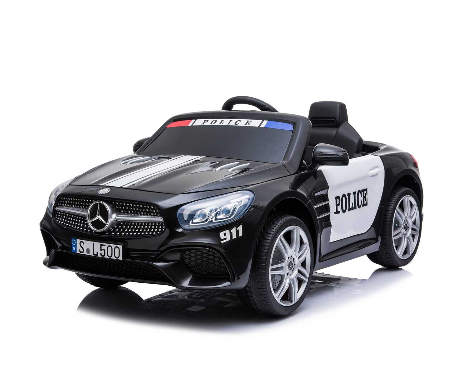 Лицензирана Акумулаторна Кола Mercedes Benz SL500 Police, 80W, 12V7AH