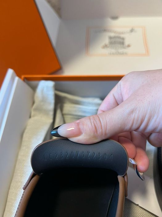 Hermes loafers обувки кафяви чисто нови