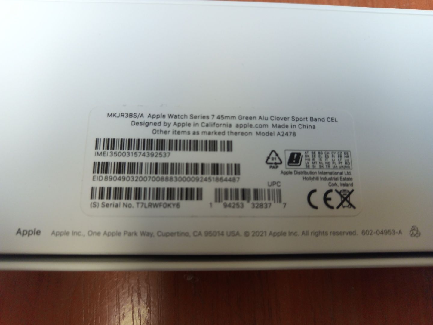 Apple watch 7 45 lte с гаранция