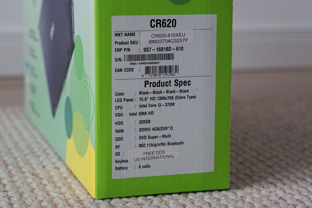 Laptop MSI model CR620 pentru piese