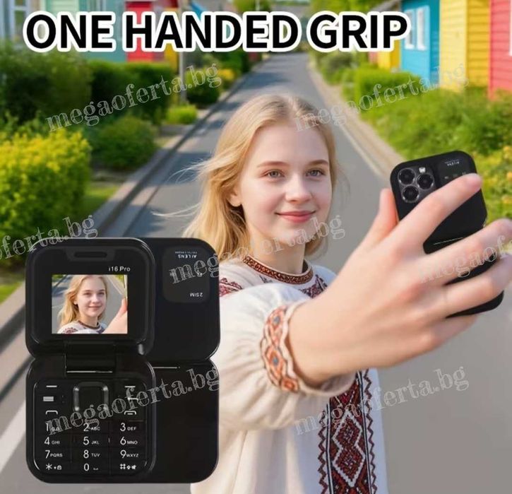 Мобилен Телефон i16 PRO Мини с Две Сим Карти